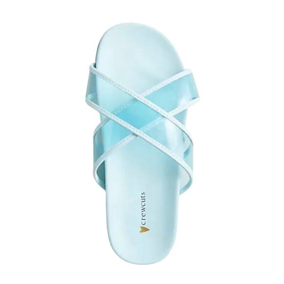 Crewcuts Blue Cross Strap Slide On Sandals multiple sizes - Picture 1 of 4